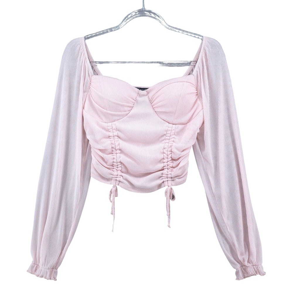 Sweet Society Balletcore Coquette Crop Top